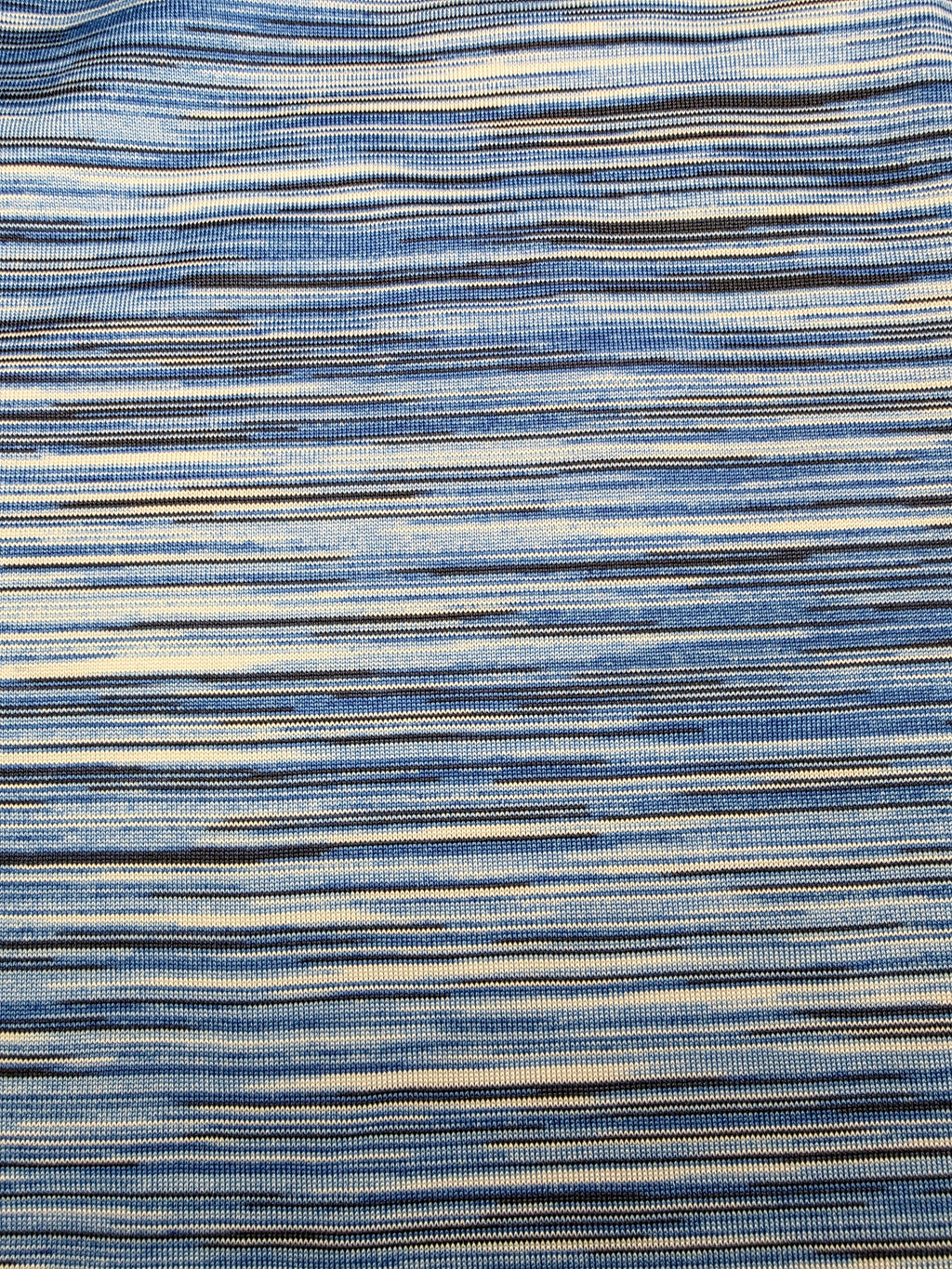 Space Blue/ White TriDri Tee