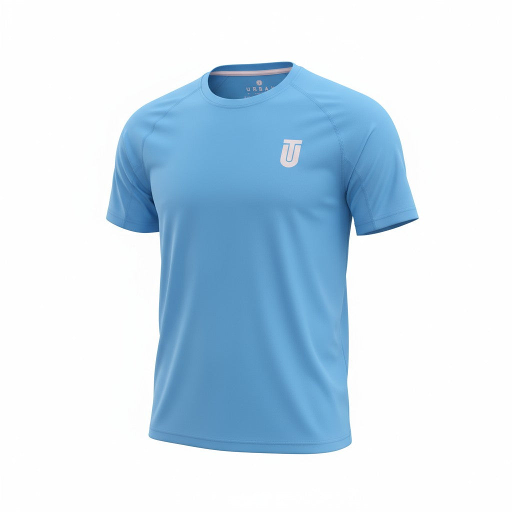 Blue Fluorescent Performance Air-cool T-Shirt