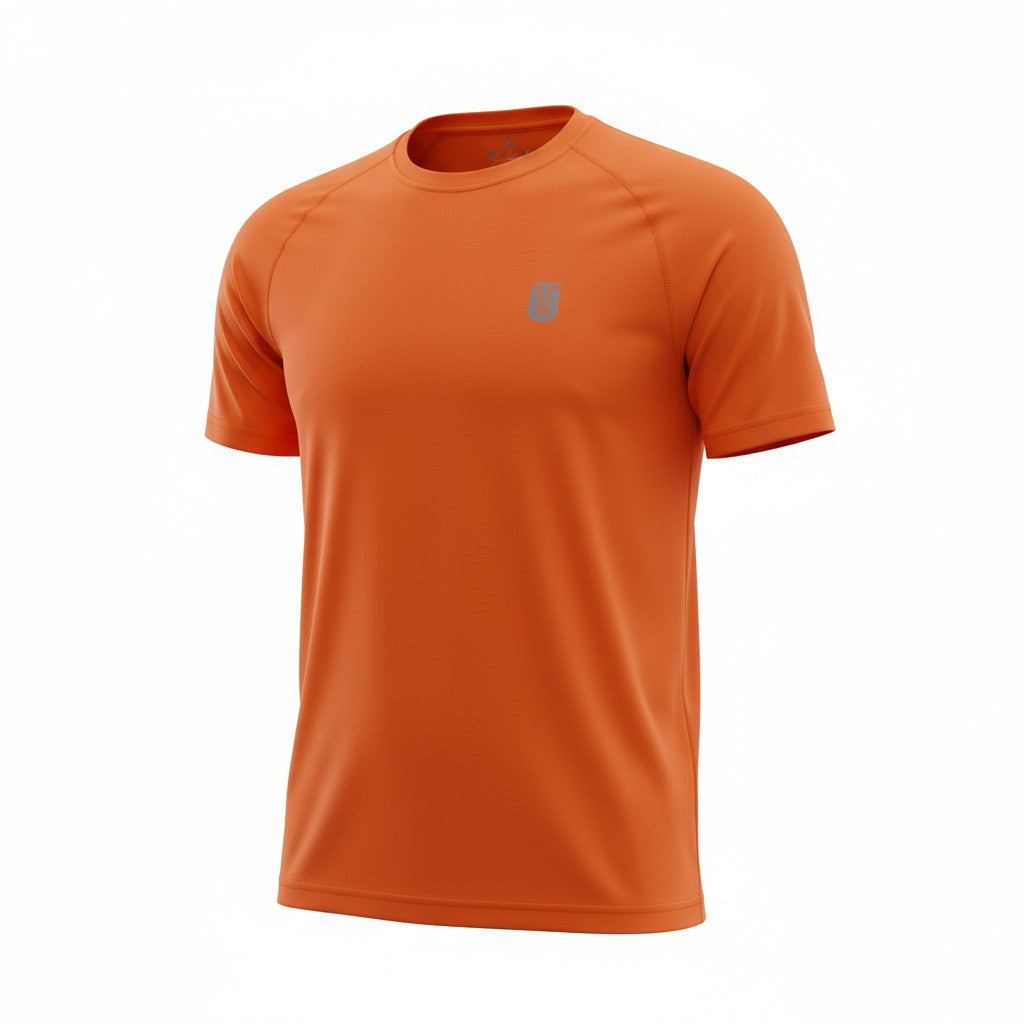 Orange Fluorescent Performance Air-cool T-Shirt