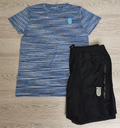 Space Blue/ White T-Shirt & Short Set