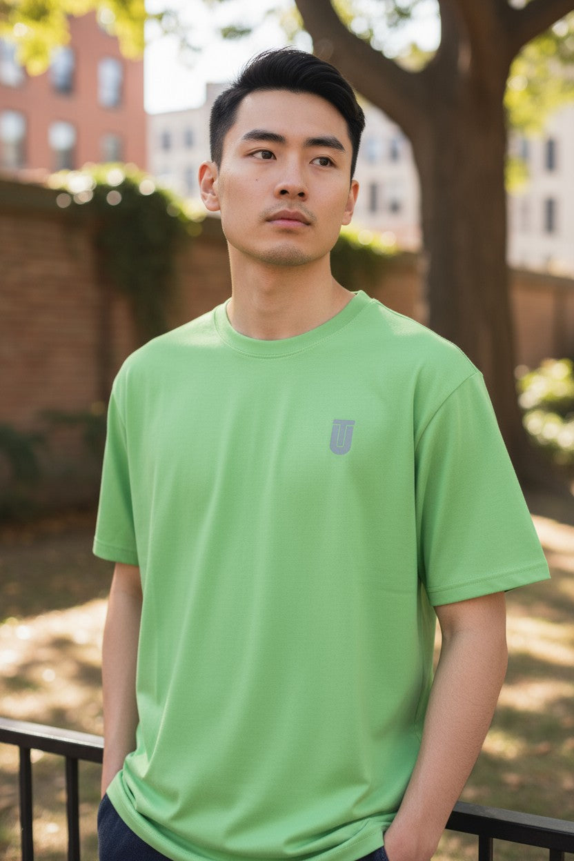 Green Fluorescent Performance Air-cool T-Shirt